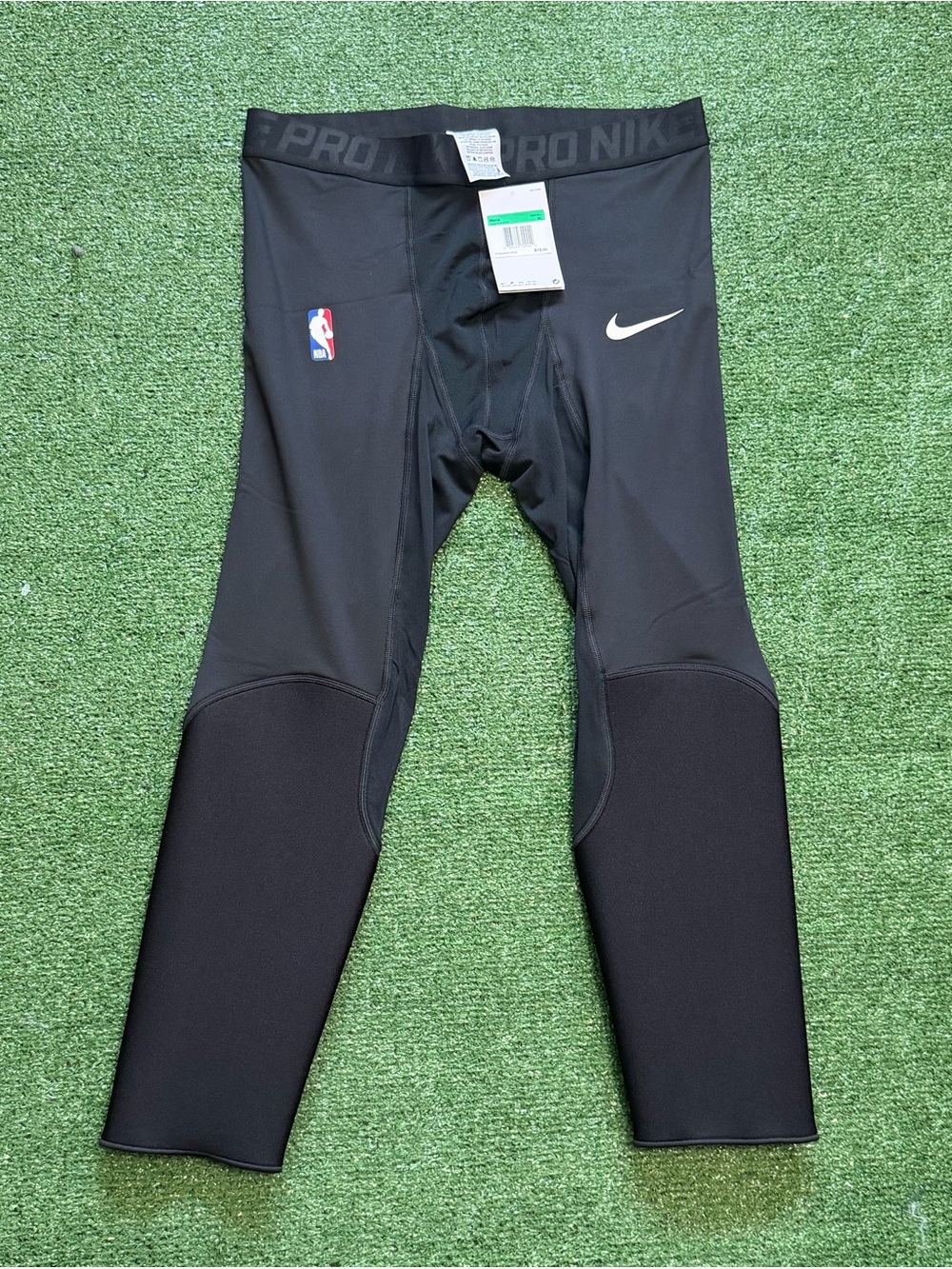 Nike NBA Pro Hyperstrong Mens Padded Pants Tights AA0753-010 Black Size XL